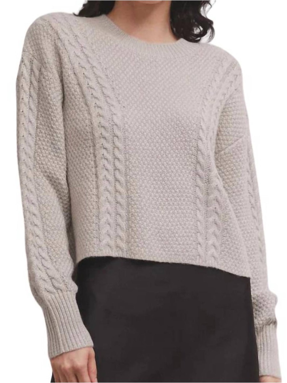 New Z Supply Eternal Metallic Cable neck Sweater